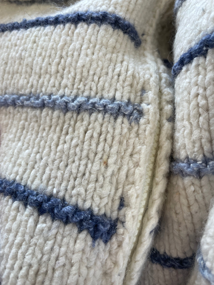 Pachamama Striped Hooded Cardigan - M