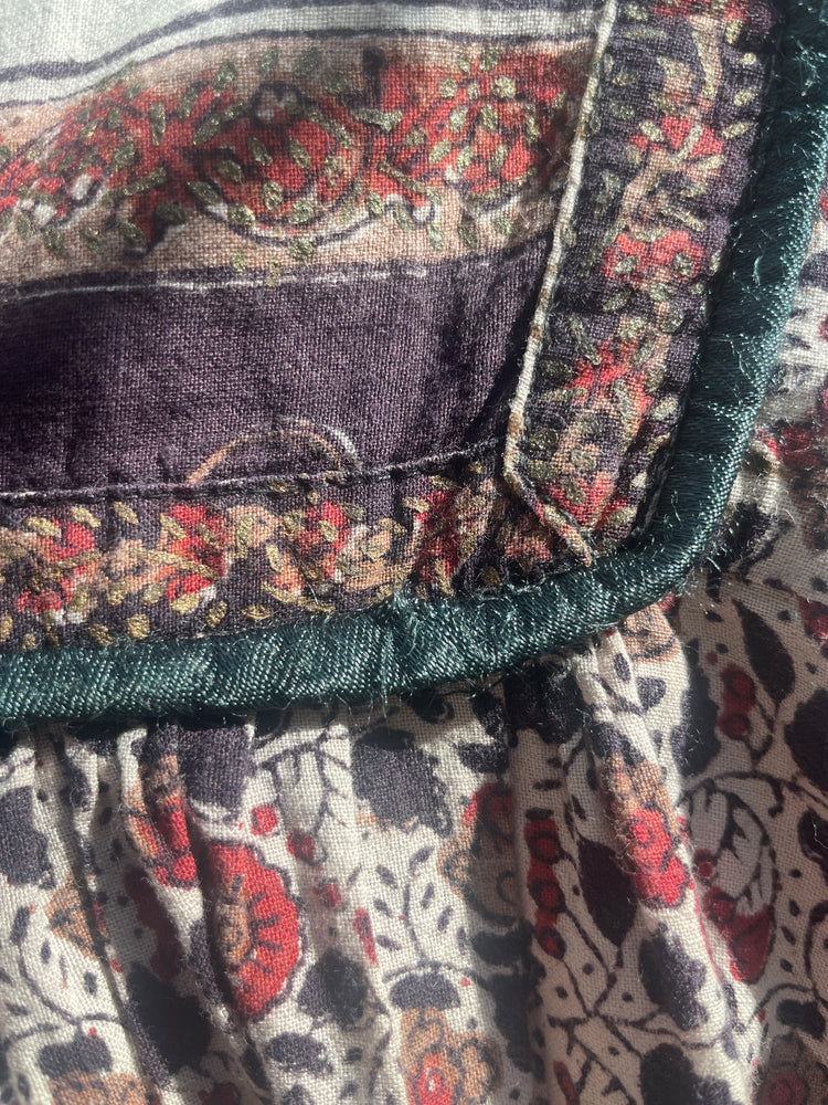 Indian Cotton Smock Dress - S
