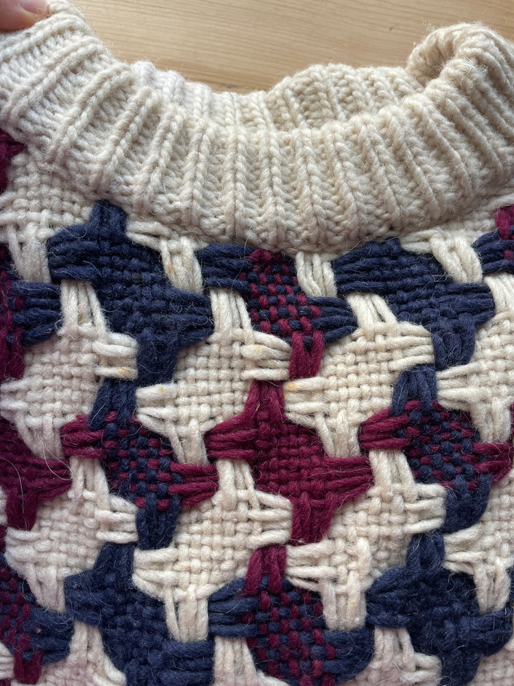 Chunky Wool Woven Jumper - XL