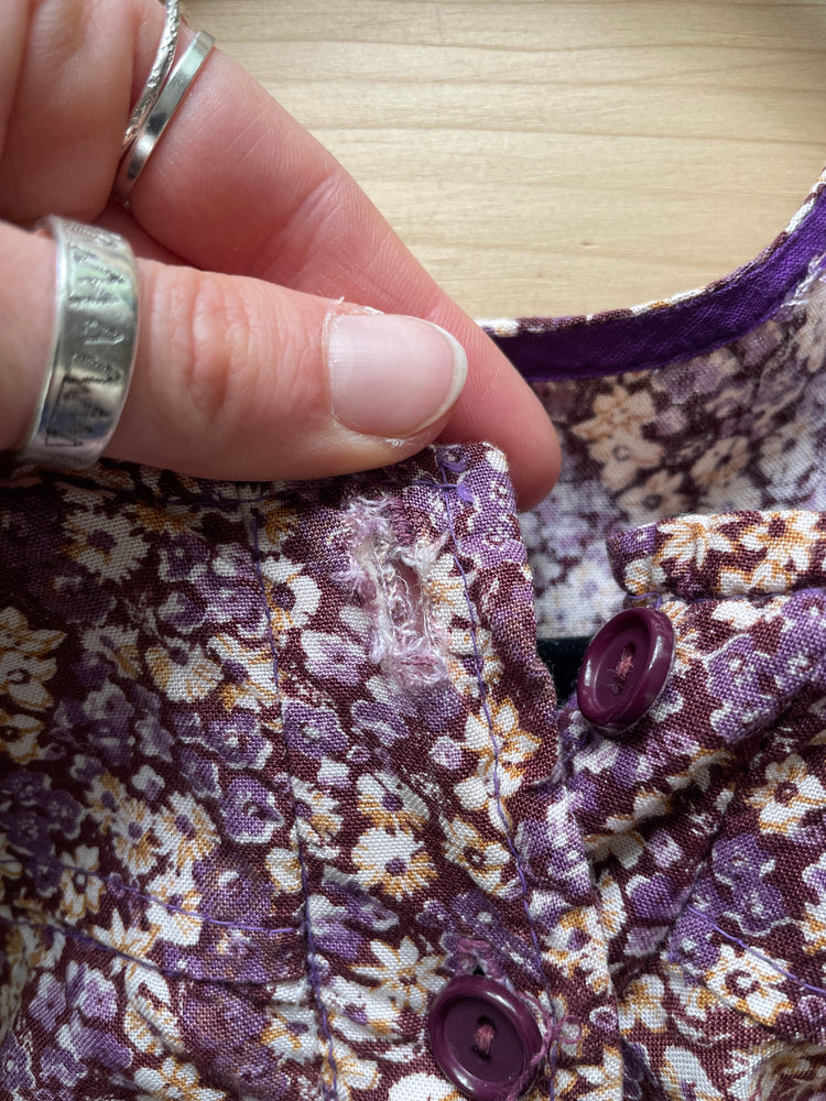 Floaty Floral Smock Dress - S