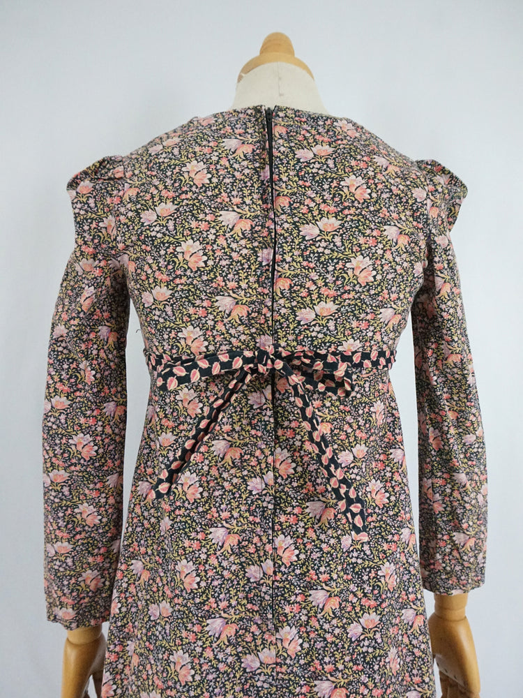 Ditsy Floral Cotton Mini Dress - XS