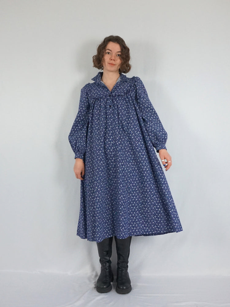 Laura Ashley Ditsy Floral Smock Dress - S