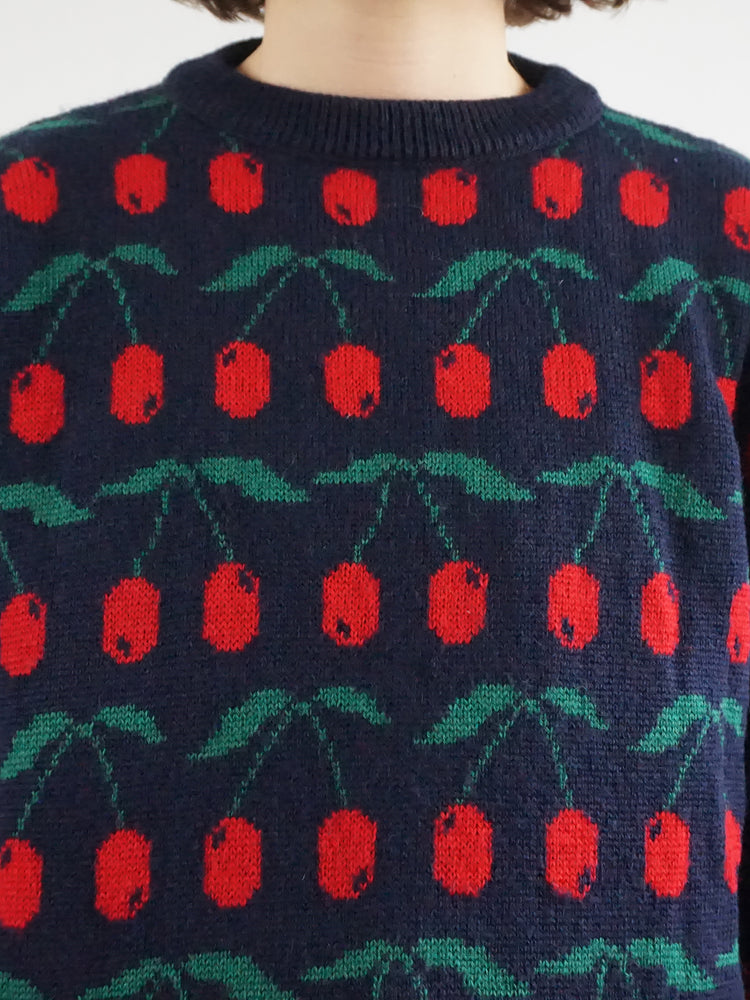 Tulchan Cherry Patterned Jumper - M