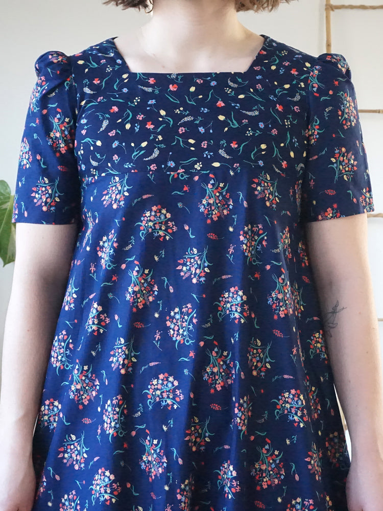 Floral Tiered Maxi Dress - S
