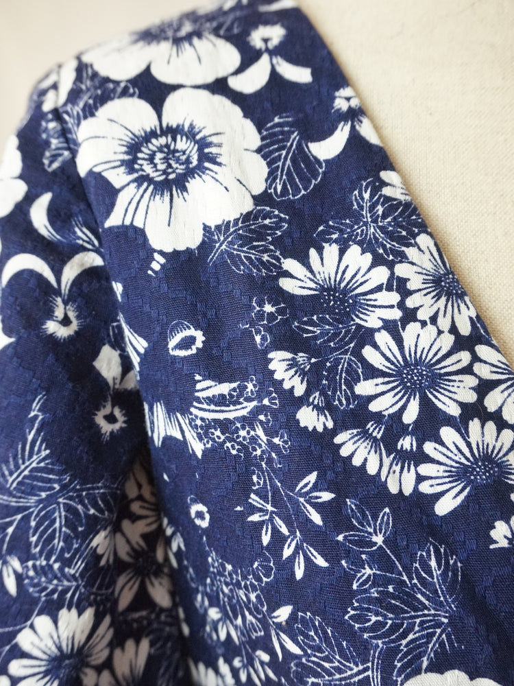 Textured Seersucker Maxi Dress - XS