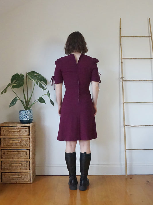 Moss Crepe Mini Dress - XS/S