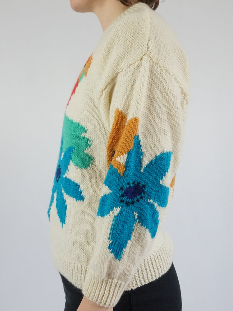 Colourful Parrot Jumper - M