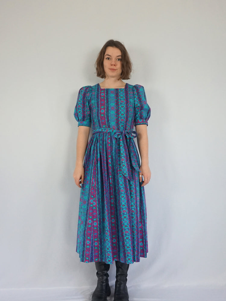 Laura Ashley Funky Patterned Dress - S