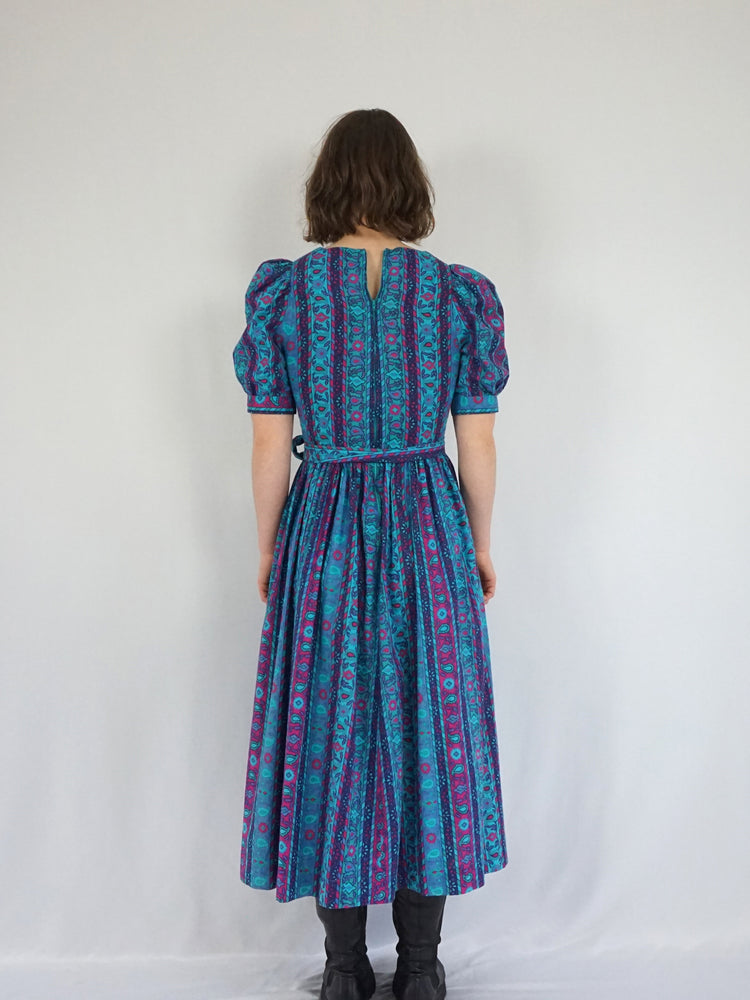 Laura Ashley Funky Patterned Dress - S