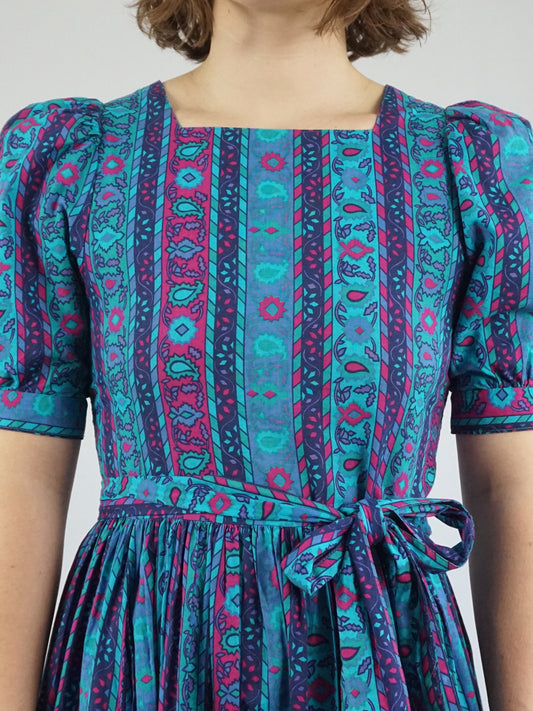 Laura Ashley Funky Patterned Dress - S