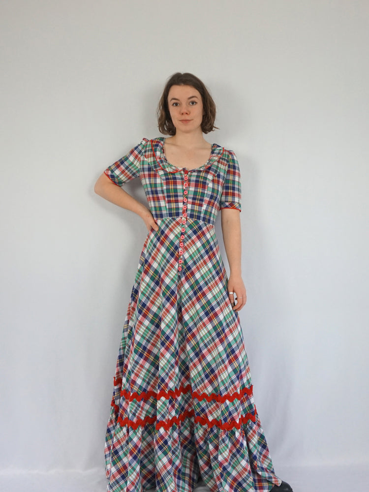 Betty Barclay Checkered Dress - S