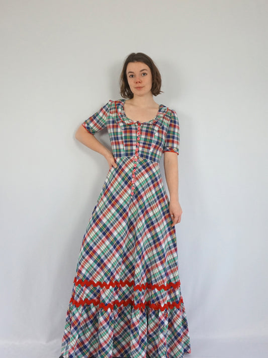 Betty Barclay Checkered Dress - S