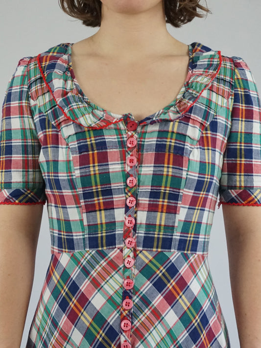 Betty Barclay Checkered Dress - S