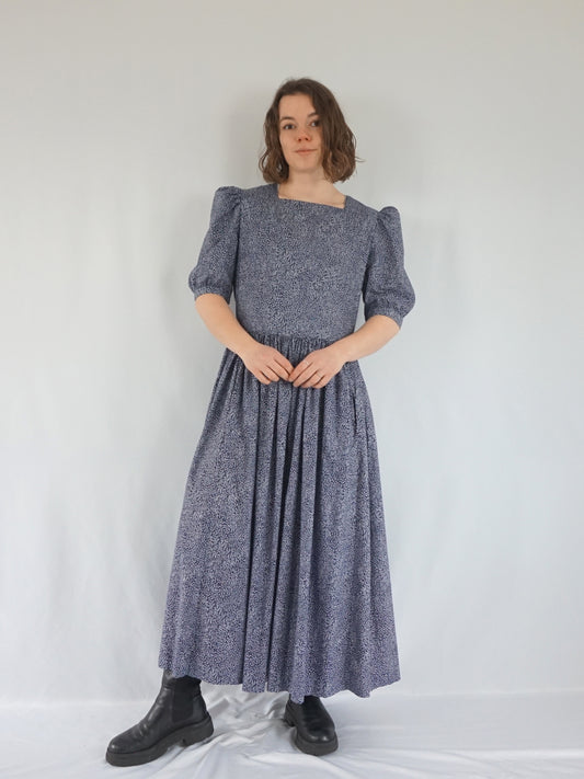 Laura Ashley Ditsy Floral Dress - L