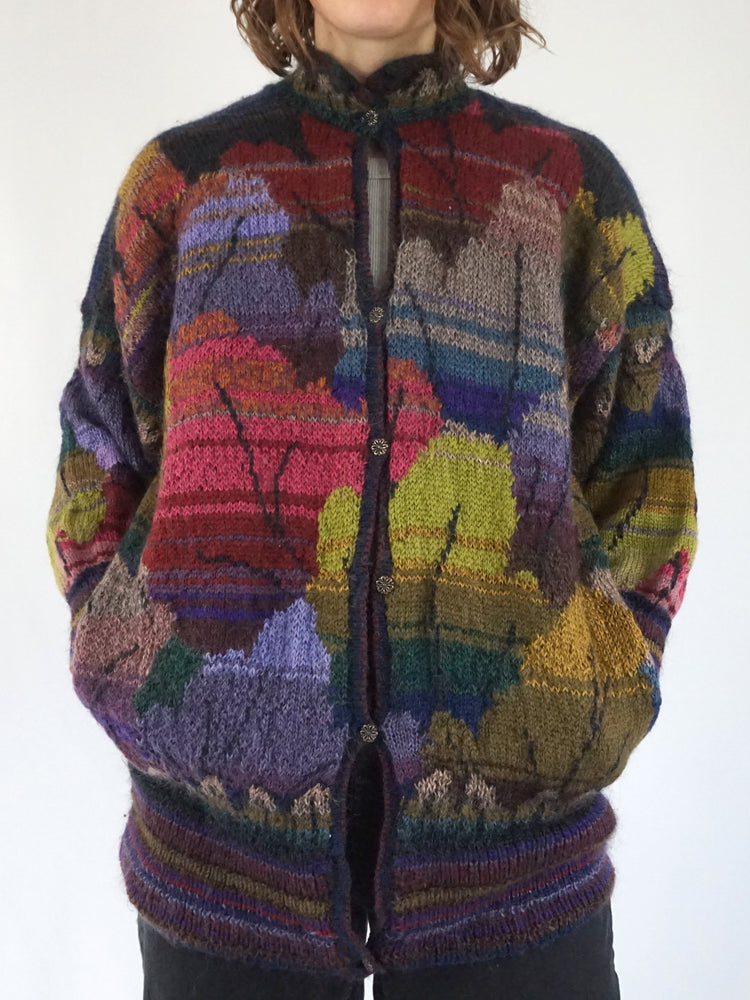Kaffe Fassett Autumn Leaves Cardigan - XL