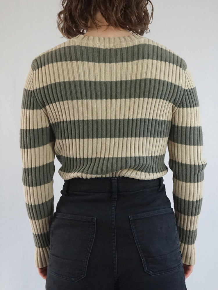 Knitted Striped Top - M/L