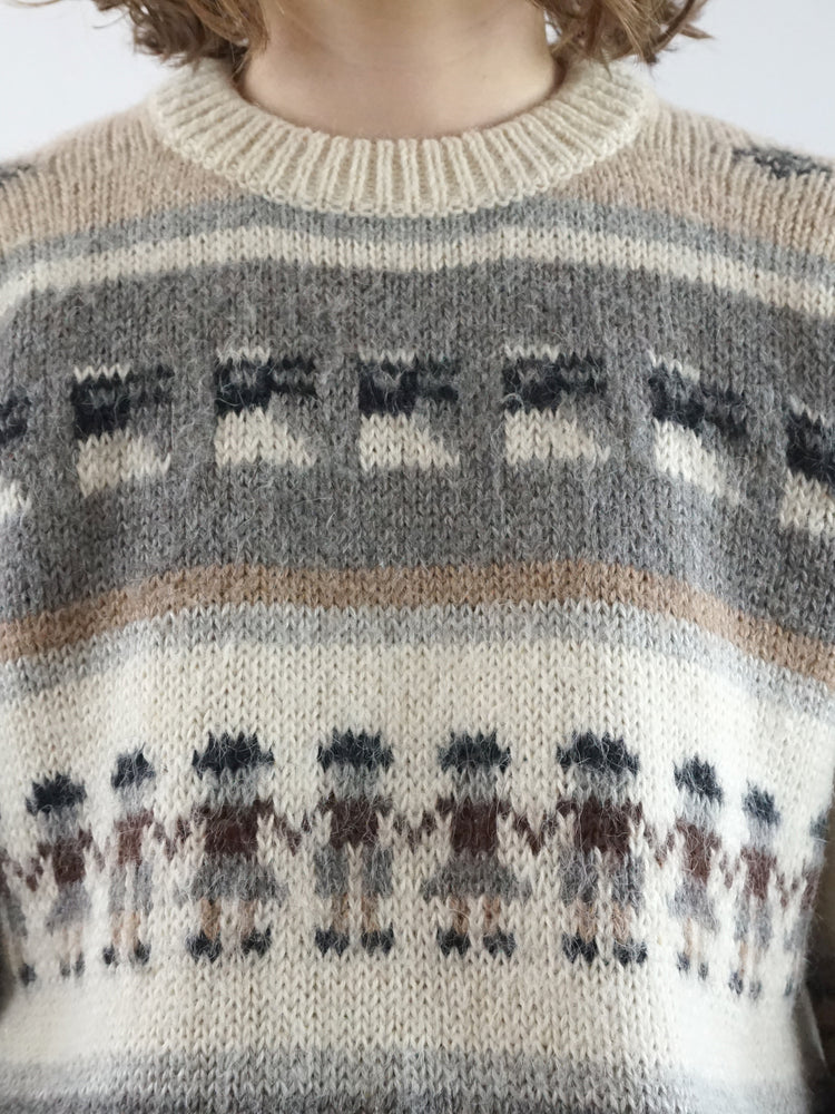 Peruvian Patterned Jumper - M/L