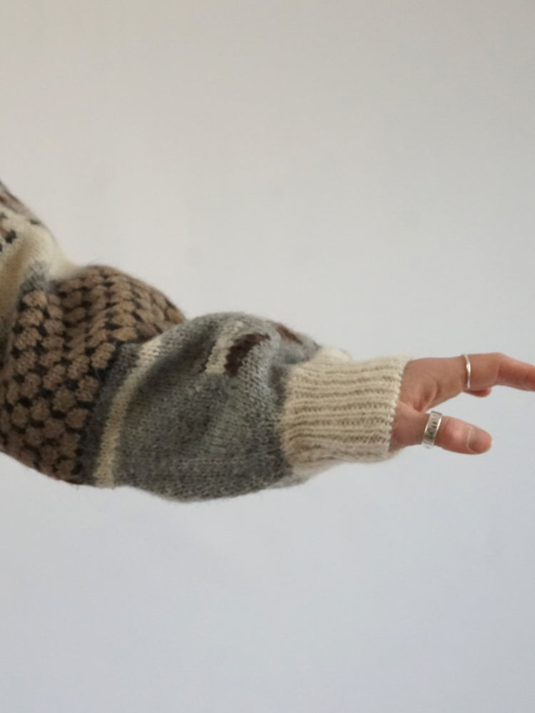 Peruvian Patterned Jumper - M/L