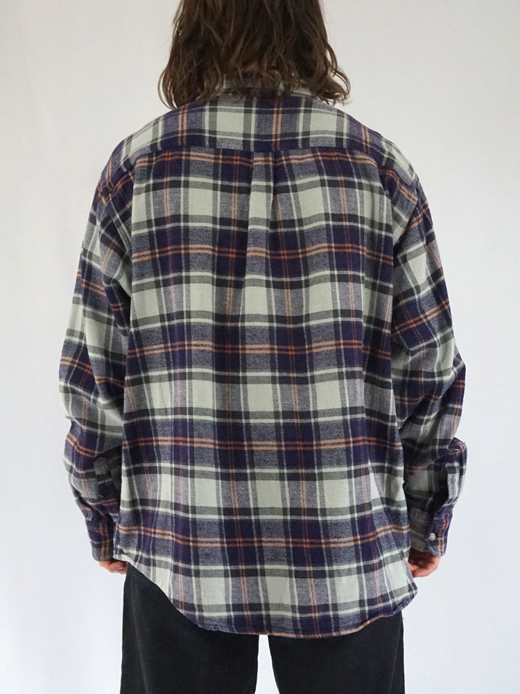 Purple Checkered Shirt - XXL