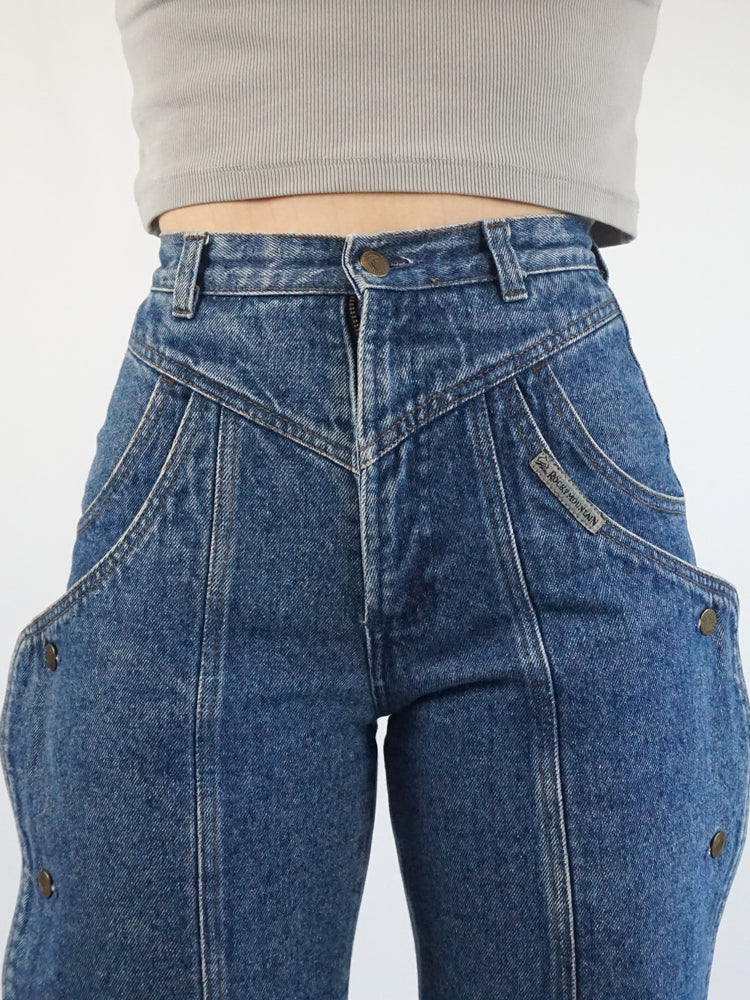 Rocky Mountain Side Button Jeans - 26"