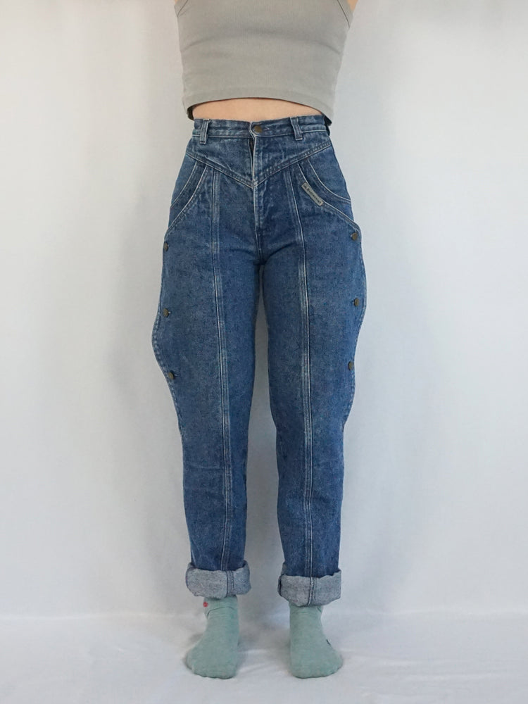 Rocky Mountain Side Button Jeans - 26"