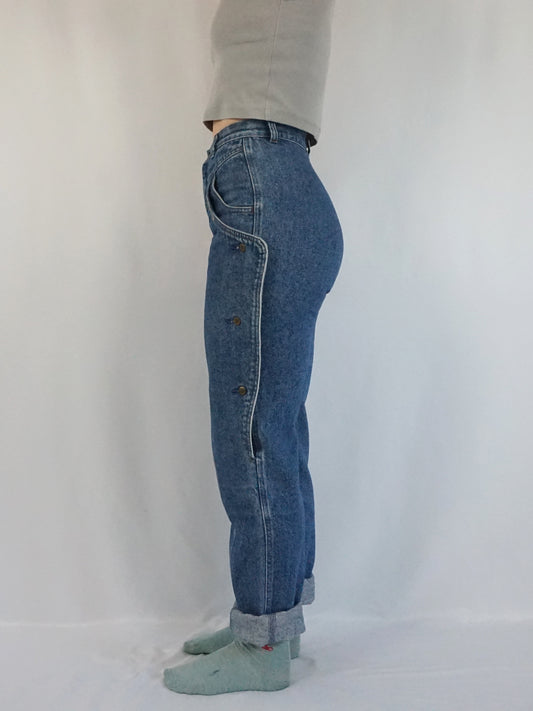Rocky Mountain Side Button Jeans - 26"
