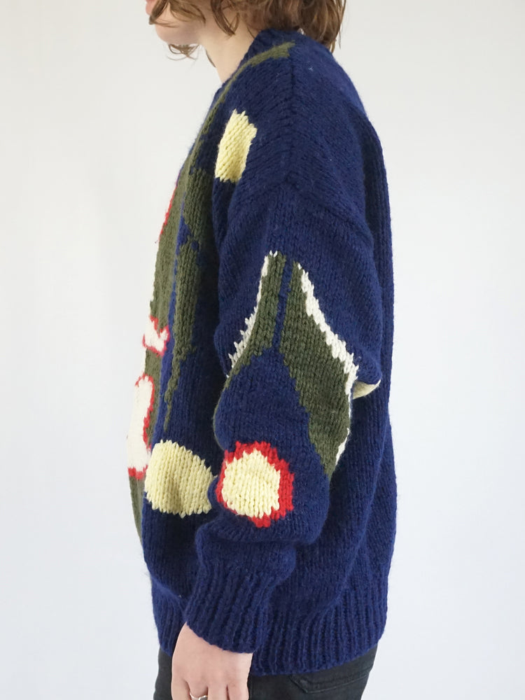 Navy Blue Koala Jumper - XL