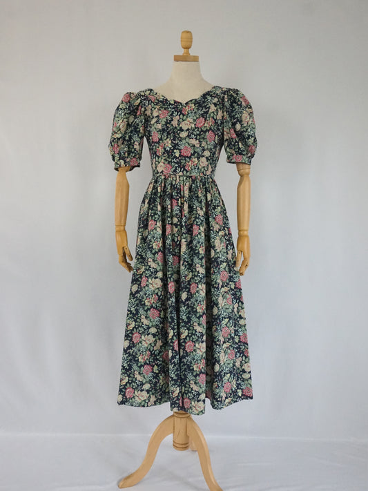 Backless Laura Ashley Dress - XS