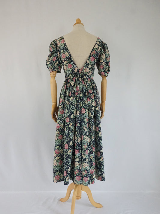 Backless Laura Ashley Dress - XS