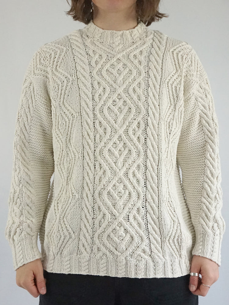Cotton Cable Knit Jumper - M/L