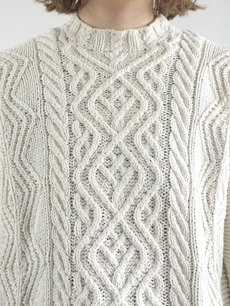 Cotton Cable Knit Jumper - M/L