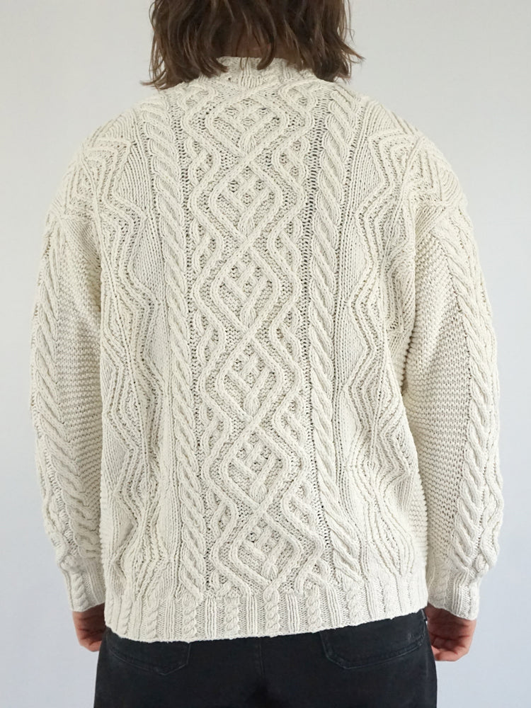 Cotton Cable Knit Jumper - M/L