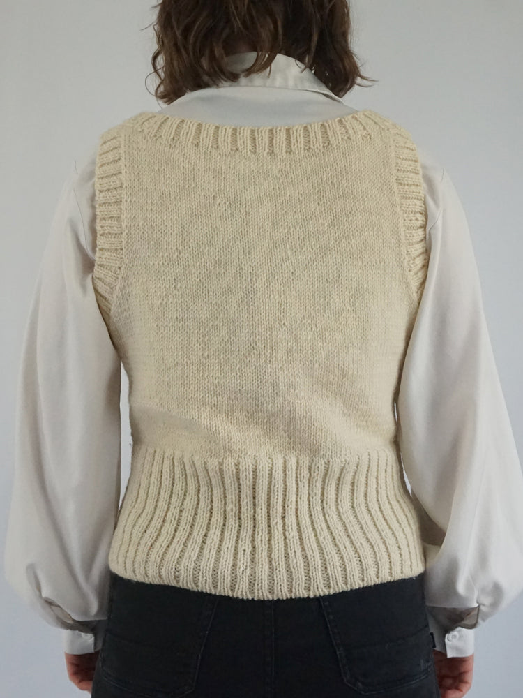Tree Knitted Vest - M