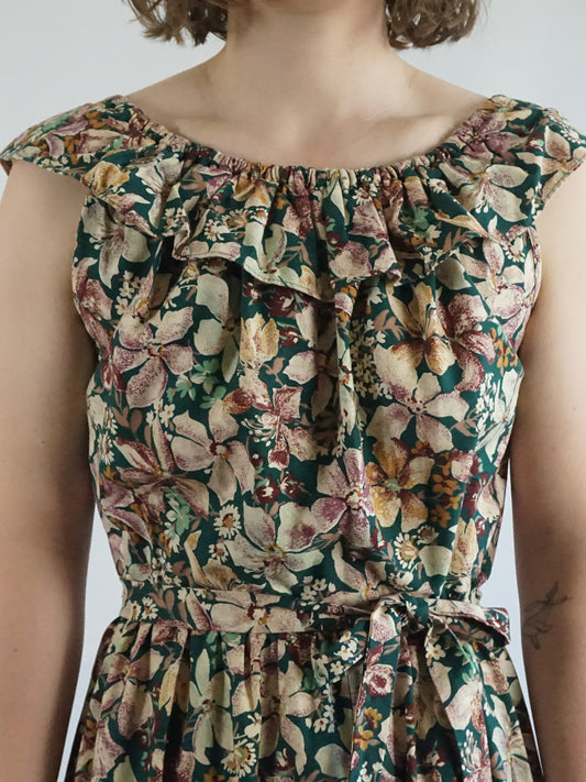 Wildflower Print Cotton Maxi - M/L