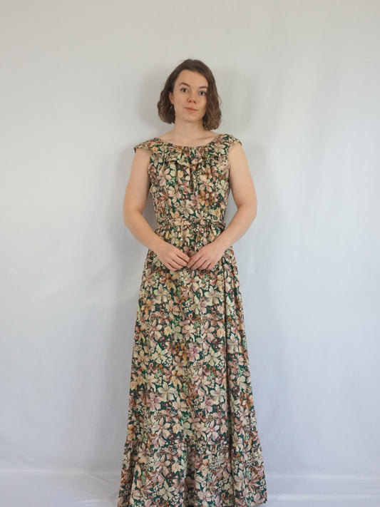 Wildflower Print Cotton Maxi - M/L