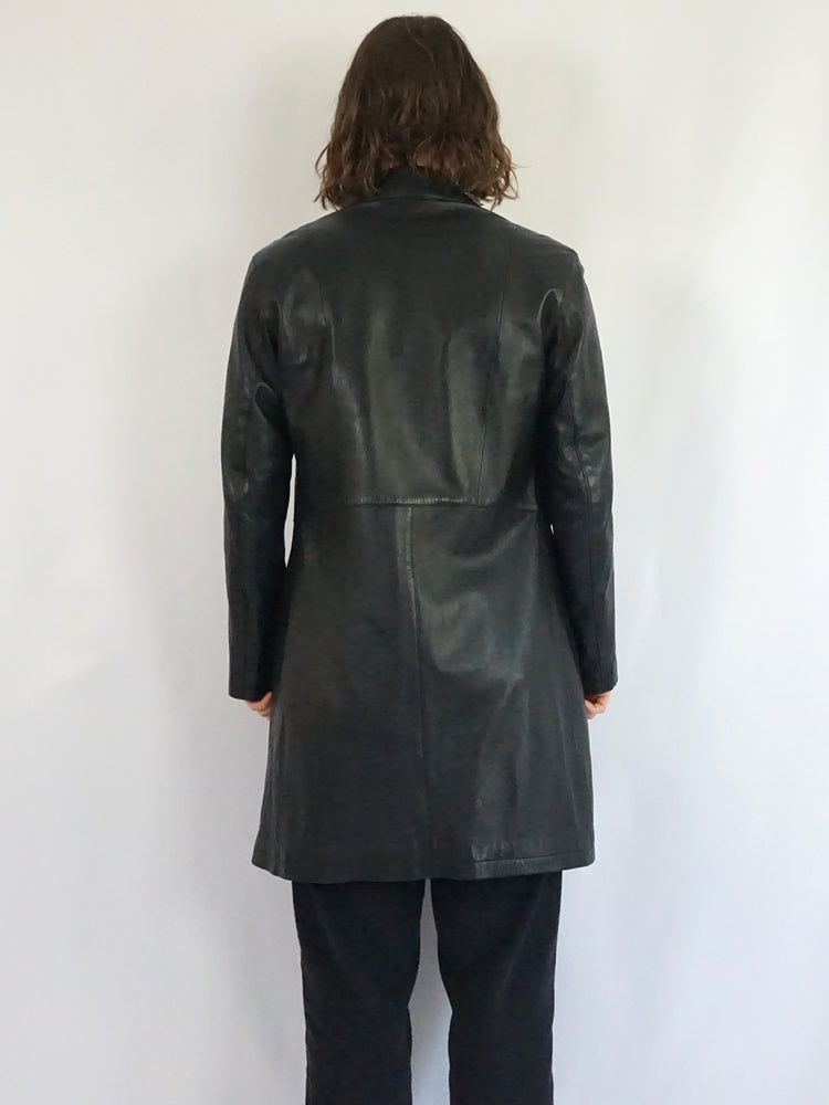 Black Leather Jacket - S