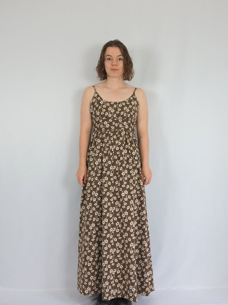 Quad Floral Maxi Dress - XS