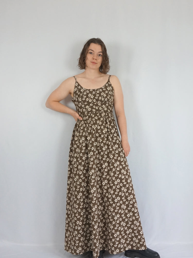 Quad Floral Maxi Dress - XS