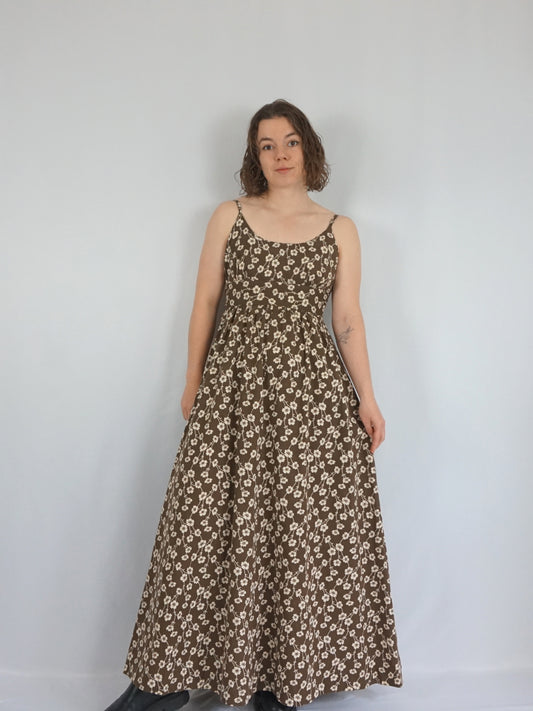 Quad Floral Maxi Dress - XS