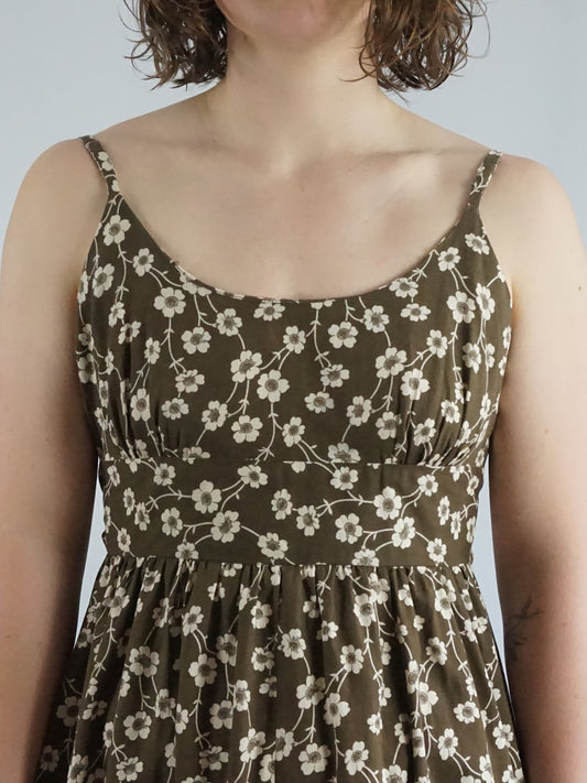 Quad Floral Maxi Dress - XS