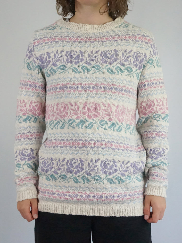 Laura Ashley Cotton Jumper - M