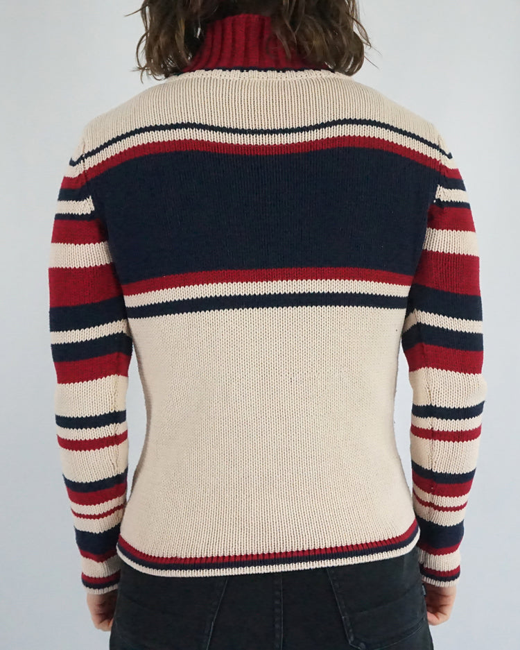 Star Patterned Cotton Jumper - S
