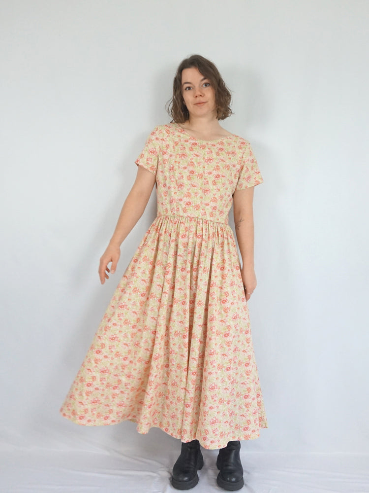 Laura Ashley Scoop Back Dress - M/L