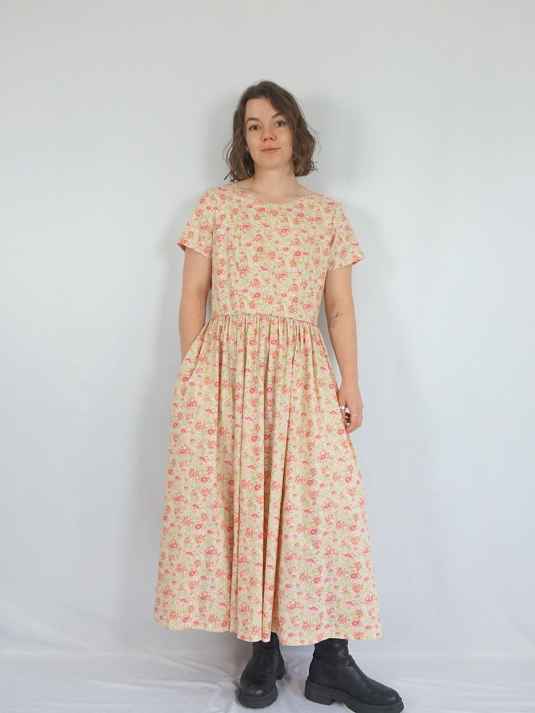 Laura Ashley Scoop Back Dress - M/L
