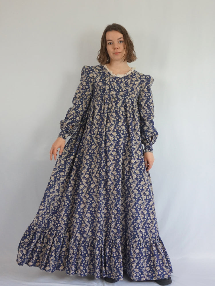 Laura Ashley Smock Style Maxi Dress - XS/S