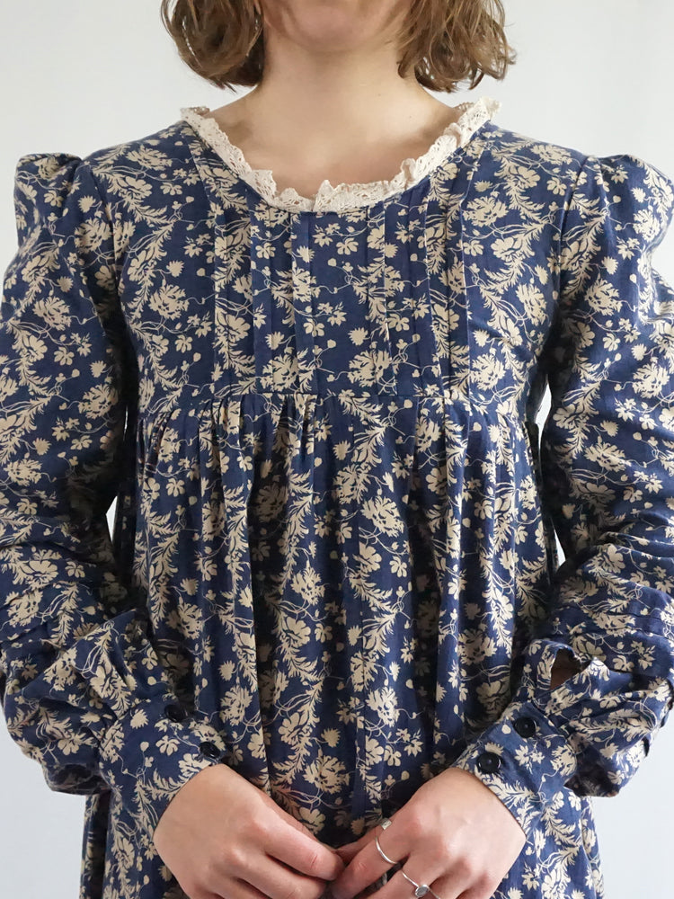 Laura Ashley Smock Style Maxi Dress - XS/S