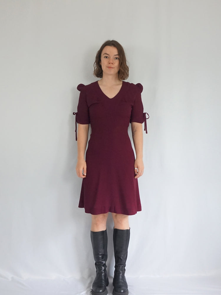 Moss Crepe Mini Dress - XS/S