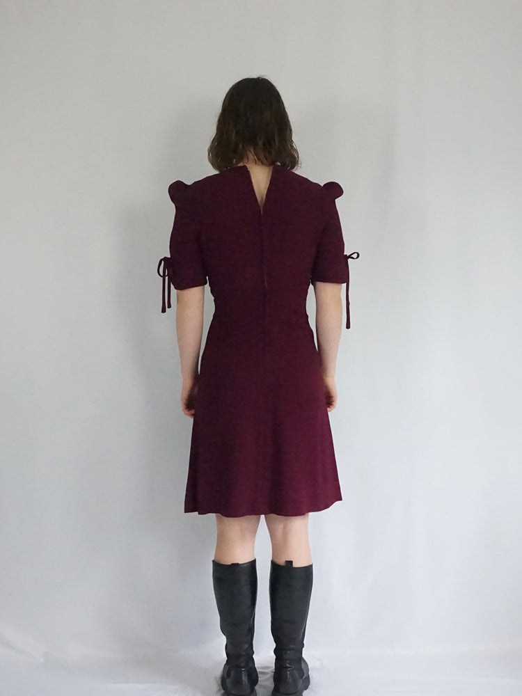 Moss Crepe Mini Dress - XS/S