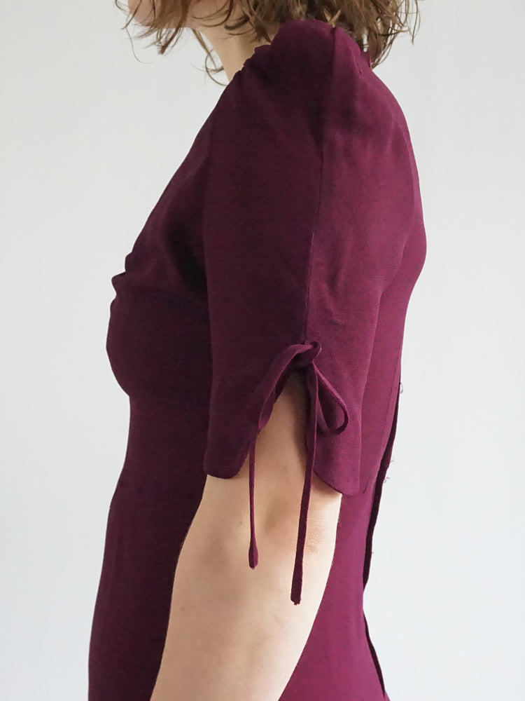 Moss Crepe Mini Dress - XS/S