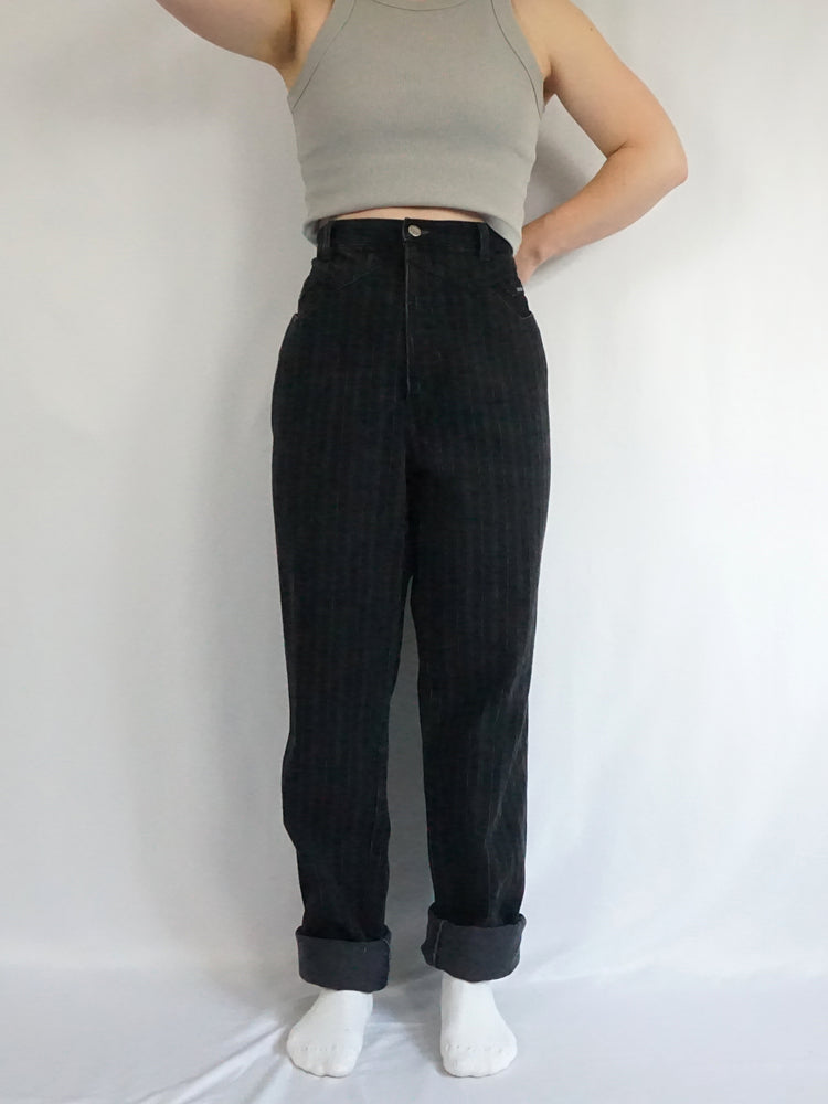 Rocky Mountain Striped Mum Jeans - 34"